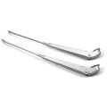 1964 Oldsmobile Full Size WIPER ARM SET; POLISHED STAINLESS STEEL; 14