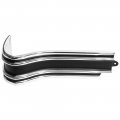 1965 Chevrolet Impala/Caprice/Bel Air CORNER MOLDING LH BLACK INSERT (SS) | XP5085P