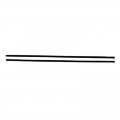 1961 Chevrolet Impala/Caprice/Bel Air DIVISION BAR DOOR GLASS RUN CHANNEL; HARDTOP, CONVERTIBLE; PAIR | WS10038Z