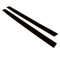1984 Chevrolet Monte Carlo REPRODUCTION REAR BUMPER UPPER GLOSS BLACK STRIP TRIM SET | BP10074M