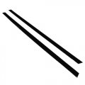 1984 Chevrolet Monte Carlo REPRODUCTION REAR BUMPER LOWER GLOSS BLACK TRIM SET | BP10076M