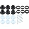 1995 GM Truck CAB MOUNT BUSHING SET; EXTENDED CAB; FRONT & REAR; 6 BUSHINGS; 24 PIECE SET | HB10028K