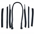 1966 Buick Skylark/GS/Regal/GN CONVERTIBLE TOP WEATHERSTRIP KIT (7 PC) - INCLUDES THE HEADER SEAL, ALONG WITH THE SIDE RAIL WEATHERSTRIPS | WS4426C