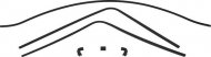 1969 Mopar Dodge/Chrysler/Plymouth INTERIOR REAR WINDOW MOLDING SET; 6 PIECE SET | XP10009J