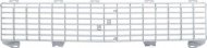 1971 GM Truck INNER GRILL INSERT; CHROME | 152639