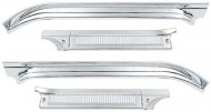 1973 GM Truck DOOR SILL PLATES; POLISHED ALUMINUM; 4-PIECE SET | 153292