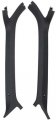 1982 GM Truck INNER PILLAR POST MOLDINGS; BLACK; PAIR | 14897