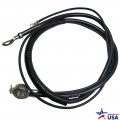 1967 Pontiac GTO/LeMans/Tempest S BATTERY CABLE, POSITIVE, V8, WITH POWER OPTIONS | 09150