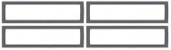 1975 Pontiac GTO/LeMans/Tempest SIDE MARKER GASKET SET; 4 PIECE SET (VENTURA) | 3962935