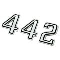 1969 Oldsmobile Cutlass/442/F85 CUTLASS NOSE EMBLEM 