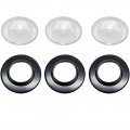 1966 Pontiac GTO/LeMans/Tempest TRI POWER AIR CLEANER CHROME LID AND BASE SET (DOES NOT INCLUDE FILTER ELEMENTS) | TP3543Z