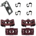 1965 Oldsmobile Cutlass/442/F85 FUEL LINE CLIP KIT WITH 5/16