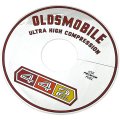 1965 Oldsmobile Cutlass/442/F85 442 ULTRA HIGH COMPRESSION 400 CU IN 4-V 11 AIR CLEANER DECAL (SILVER) (D00120) | DC1853T
