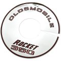 1968 Oldsmobile Cutlass/442/F85 ROCKET 350 (2V) AIR CLNR DECAL 8 SILVER  (D00163) | DC1878T