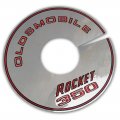 1968 Oldsmobile Cutlass/442/F85 ROCKET 350 (4V) AIR CLNR DECAL 11 SILVER (D00165) | DC1880T