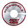 1968 Oldsmobile Cutlass/442/F85 ROCKET 455 (4V) AIR CLNR DECAL 11 SILVER (D00167) | DC1884T