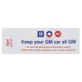 1971 Oldsmobile Cutlass/442/F85 442 KEEP YOUR GM ALL GM AIR CLEANER DECAL NH (D00487) | DC1914T