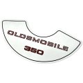 1974 Oldsmobile Cutlass/442/F85 350-2V AIR CLEANER DECAL (SMALL)  (D00153) | DC1920T