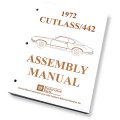 1972 Oldsmobile Cutlass/442/F85 ASSEMBLY MANUAL CUTLASS | BK1044T