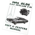 1969 Oldsmobile Cutlass/442/F85 CUTLASS - 442 - F85 ILLUSTRATED FACTS & FEATURE MANUAL | MP0077
