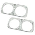 1970 Oldsmobile Cutlass/442/F85 HEADLAMP BEZELS (NEW ALUMINUM) - PR | GH2732T