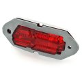 1968 Oldsmobile Cutlass/442/F85 REAR QUARTER PANEL SIDE MARKER LIGHT LENS - BASE ASSEMBLY (INCLUDES RED LENS, HOUSING & GASKET) - EA | XL4389T