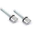 1968 Buick Skylark/GS/Regal/GN OUTSIDE DOOR HANDLE PUSH CHROME BUTTONS - PR | XP4873Z