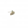 1967 Oldsmobile Cutlass/442/F85 METAL SPRING CLIP WITH STUD FOR BODY SIDE - STUD SIZE 10-24 3/4