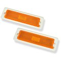 1970 Chevrolet Nova/Chevy II FRONT SIDE MARKER LENSES (AMBER) - PR | XL3402N
