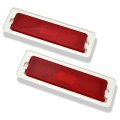 1970 Chevrolet Nova/Chevy II REAR QUARTER SIDE MARKER LENSES (RED) - PR | XL3403N
