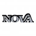 1976 Chevrolet Nova/Chevy II FRONT FENDER EMBLEM - CHROME WITH BLACK HIGHLIGHTS 3 MOUNTING STUDS GM 358756 - EA | EM1991N