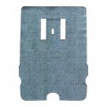 1968 Chevrolet Nova/Chevy II TRUNK MAT - RUBBER/VINYL AQUA/BLACK HOUNDSTOOTH | TR2951N