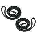 1964 Pontiac GTO/LeMans/Tempest DOOR WEATHERSTRIPS WITH CLIPS, 4 DOOR SEDAN REAR DOORS - PR | WS4406Z