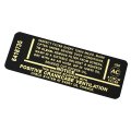 1964 Chevrolet Nova/Chevy II 194 HI THRIFT AIR CLEANER SERVICE DECAL - OR - 230 TURBO THRIFT AIR CLEANER SERVICE DECAL (DC0909) 6418735 | DC1491C
