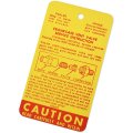 1962 Chevrolet Nova/Chevy II CRANKCASE VENT INSTRUCTION TAG 3781283 EACH | DC0559