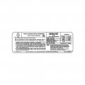 1979 Chevrolet Nova/Chevy II 350-4V AT/MT EMISSION DECAL US (DC0728) | DC1742N