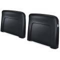 1971 Chevrolet Impala/Caprice/Bel Air PLASTIC BUCKET SEAT BACKS - INJECTION MOLDED WITH MOLDED CHROME (FITS 68 ALL & 69-72 RECLINING SEATS ONLY) BLACK - PR | IN4381Z
