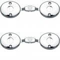 Chevrolet Chevelle/Malibu CHROME HEADREST LOCKS - SET OF 4 | IN3813Z