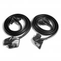 1971 Pontiac GTO/LeMans/Tempest DOOR WEATHERSTRIPS WITH CLIPS AND MOLDED ENDS, HARDTOP, CONVERTIBLE, LEMANS, GTO - PR | WS3952G