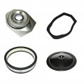 1967 Pontiac GTO/LeMans/Tempest RAM AIR KIT (INCLUDES STEEL PAN, FOAM SEAL, AIR CLEANER FILTER AND BLACK LID) | CW1800G