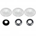 1964 Pontiac GTO/LeMans/Tempest TRI POWER AIR CLEANER CHROME LID AND BASE SET (DOES NOT INCLUDE FILTER ELEMENTS) | TP3542G