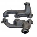 1964 Pontiac GTO/LeMans/Tempest RAM AIR H/O EXHAUST D-PORT MANIFOLDS (WILL WORK ON 64-67) 3 BOLT EXHAUST FLANGE ON BOTH MANIFOLDS (9777646 LH & 9777642 RH) - PR | EX2345G