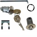 1963 Buick Skylark/GS/Regal/GN GLOVEBOX & TRUNK LOCK KIT - LATER KEY 172 | KL3528Z
