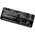 1971 Pontiac GTO/LeMans/Tempest 455-4V AT EMISSION DECAL US/CAL PL 484381 EACH | DT0489