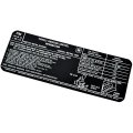 1971 Pontiac GTO/LeMans/Tempest  455-4V HO MT EMISSION DECAL  (DT0081) | DC1895G