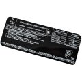 1972 Pontiac GTO/LeMans/Tempest 350 AT EMISSION DECAL PA 483019 EACH | DT0257