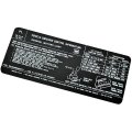 1972 Pontiac GTO/LeMans/Tempest 455-4V AT/MT EMISSION DECAL US/C (DT0101) | DT0101