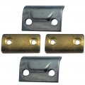 1972 Pontiac GTO/LeMans/Tempest WEDGE DOOR JAMB KIT 4 PIECE BRASS AND STAINLESS PLATE | CV1763Z