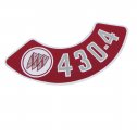 1968 Buick Skylark/GS/Regal/GN BUICK 430-4V AIR CLEANER DECAL (DB0021) | DC1559S
