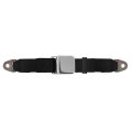 1992 Cadillac Cars CHROME FLIP STYLE LAP BELT, BLACK 74